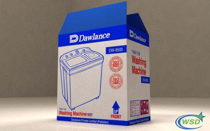 彩(cai)色印刷洗(xi)衣機包裝(zhuang)箱